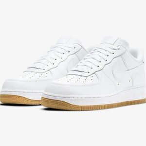 Nike White and Tan Sneakers